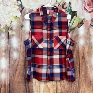 "NO BOUNDARIES" PLAID SHIRT